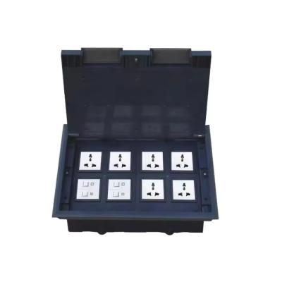 8 way floor box